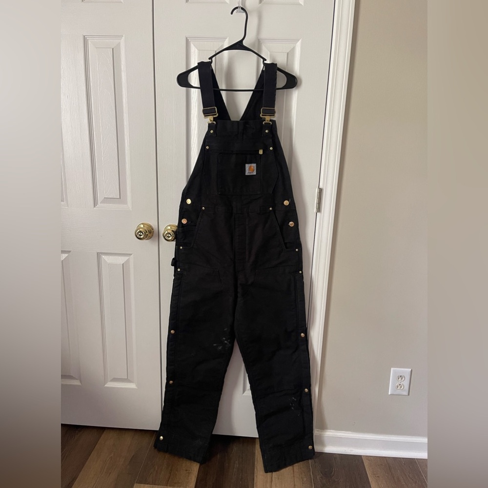 Men’s LOOSE FIT FIRM DUCK INSULATED BIB OVERALL - 2 WARMER RATING
